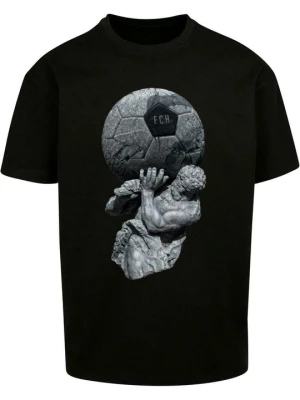 T-shirt z nadrukiem Mister Tee czarny