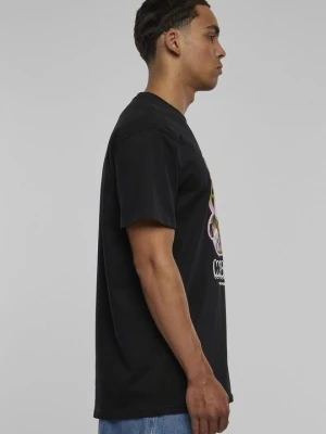 T-shirt z nadrukiem Mister Tee czarny
