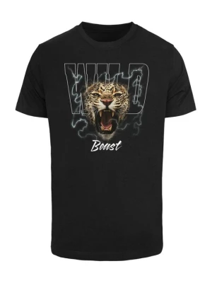 T-shirt z nadrukiem Mister Tee czarny