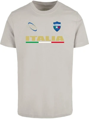 T-shirt z nadrukiem Mister Tee jasnoszary