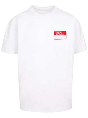 T-shirt z nadrukiem Mister Tee mleczny