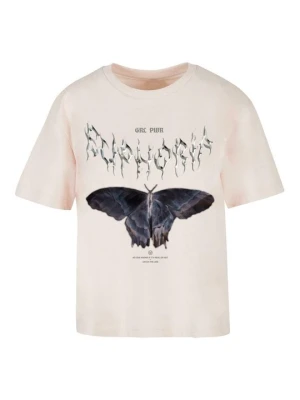 T-shirt z nadrukiem Mister Tee różowy