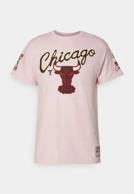 T-shirt z nadrukiem Mitchell & Ness