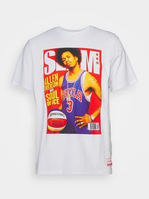 T-shirt z nadrukiem Mitchell & Ness