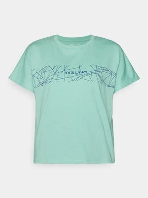 T-shirt z nadrukiem Mizuno