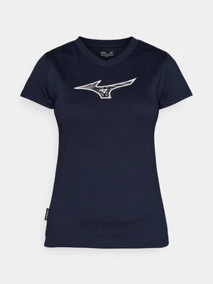 T-shirt z nadrukiem Mizuno