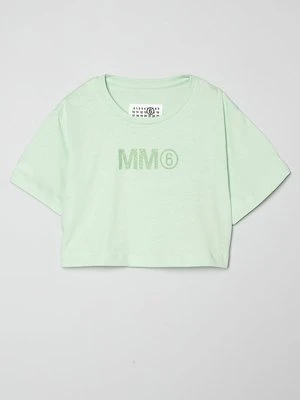 T-shirt z nadrukiem MM6 Maison Margiela