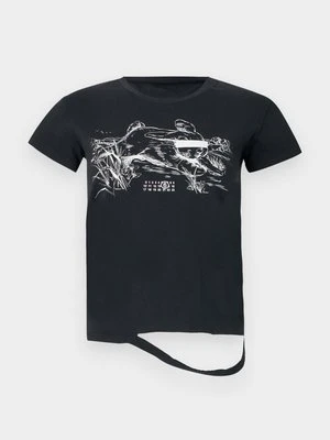 T-shirt z nadrukiem MM6 Maison Margiela