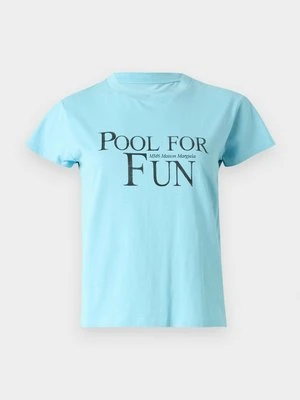 T-shirt z nadrukiem MM6 Maison Margiela