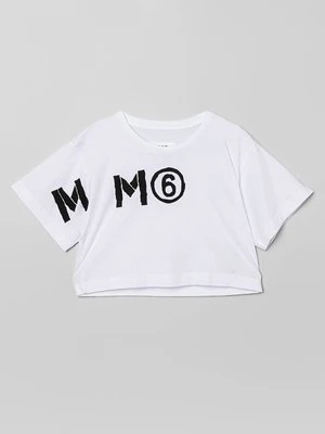 T-shirt z nadrukiem MM6 Maison Margiela