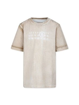 T-shirt z nadrukiem MM6 Maison Margiela