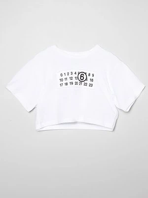 T-shirt z nadrukiem MM6 Maison Margiela