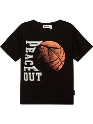 T-shirt z nadrukiem Molo czarny
