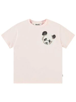 T-shirt z nadrukiem Molo jasnoróżowy