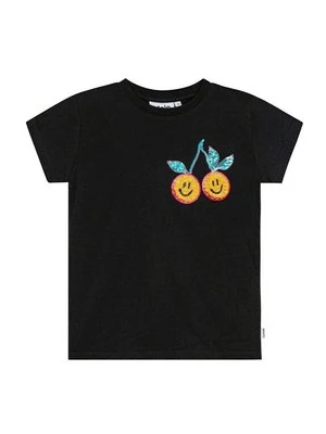 T-shirt z nadrukiem Molo czarny