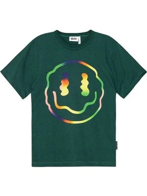 T-shirt z nadrukiem Molo ciemnozielony