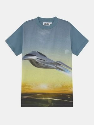 T-shirt z nadrukiem Molo niebieski