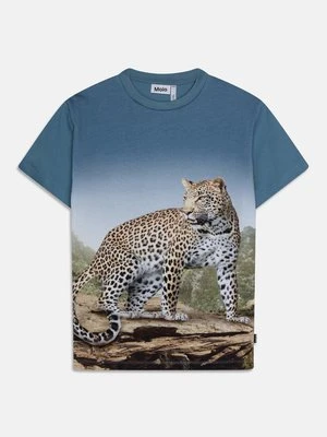 T-shirt z nadrukiem Molo niebieski