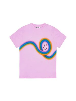 T-shirt z nadrukiem Molo fioletowy