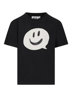 T-shirt z nadrukiem Molo czarny