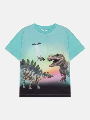 T-shirt z nadrukiem Molo turkusowy