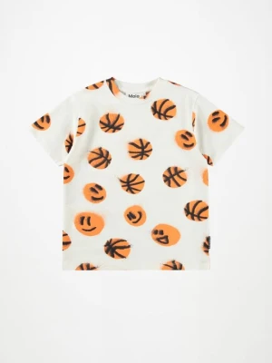 T-shirt z nadrukiem Molo beżowy