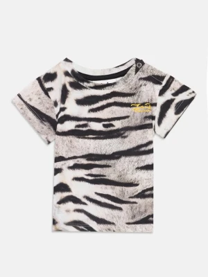 T-shirt z nadrukiem Molo biały
