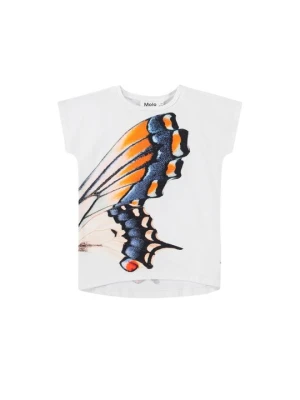 T-shirt z nadrukiem Molo biały
