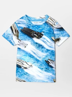T-shirt z nadrukiem Molo jasnoniebieski