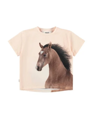 T-shirt z nadrukiem Molo jasnoróżowy