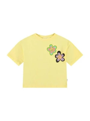 T-shirt z nadrukiem Molo jasnożółty