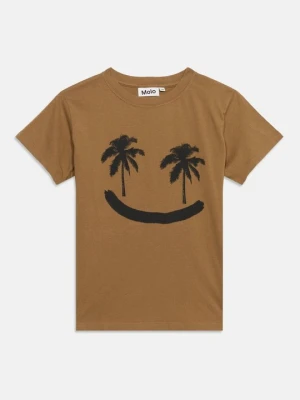 T-shirt z nadrukiem Molo jasny brąz