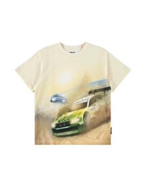 T-shirt z nadrukiem Molo piaskowy