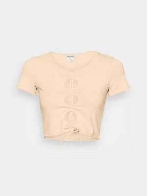 T-shirt z nadrukiem Monki