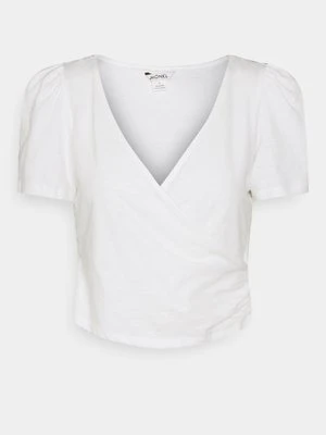 T-shirt z nadrukiem Monki