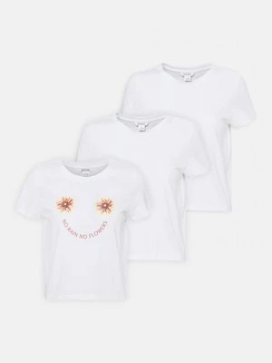 T-shirt z nadrukiem Monki