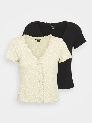 T-shirt z nadrukiem Monki