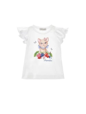 T-shirt z nadrukiem Monnalisa
