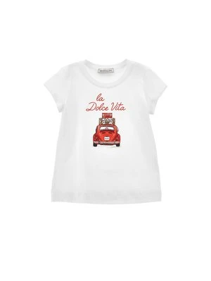 T-shirt z nadrukiem Monnalisa