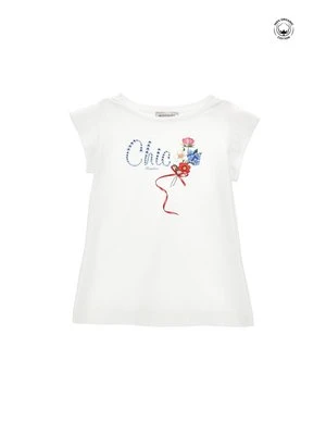 T-shirt z nadrukiem Monnalisa