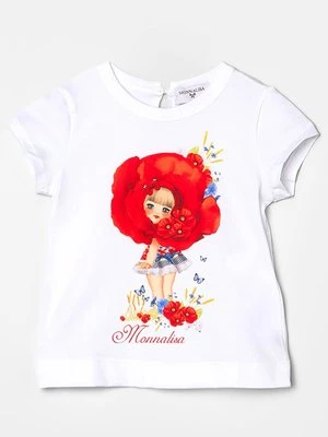 T-shirt z nadrukiem Monnalisa