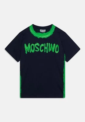 T-shirt z nadrukiem Moschino