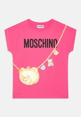 T-shirt z nadrukiem Moschino