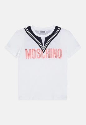 T-shirt z nadrukiem Moschino