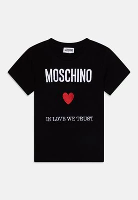 T-shirt z nadrukiem Moschino