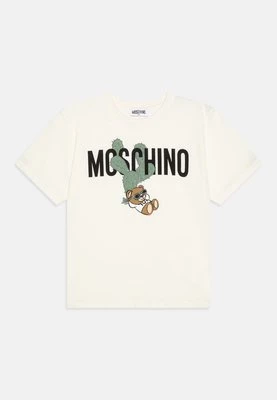 T-shirt z nadrukiem Moschino