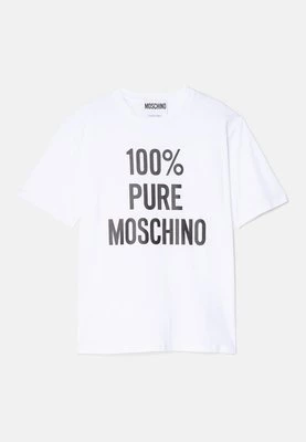 T-shirt z nadrukiem Moschino