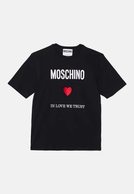 T-shirt z nadrukiem Moschino