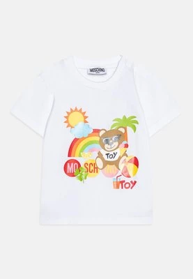 T-shirt z nadrukiem Moschino