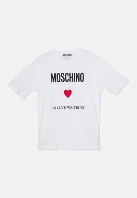 T-shirt z nadrukiem Moschino